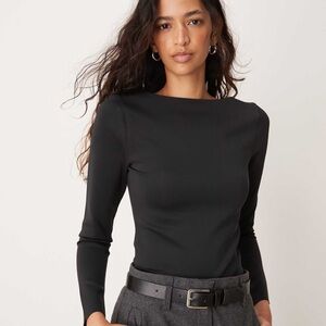 Abercrombie & Fitch Classic Black Long Sleeve Tee